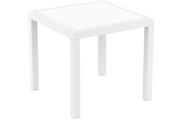 Outdoor-Tisch Orlando 80x80 weiß
